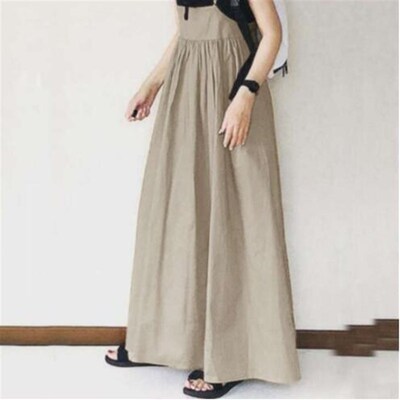 Mori Womens Literary Style Summer New Womens Loose Pleated