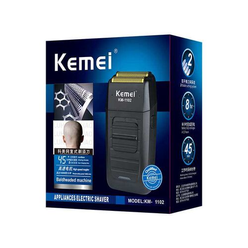 electric shaver KM-1102 reciprocating beard trimmer bald ma