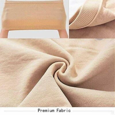 Double Layers Plus Size Strapless Bra Bandeau Tube Removable