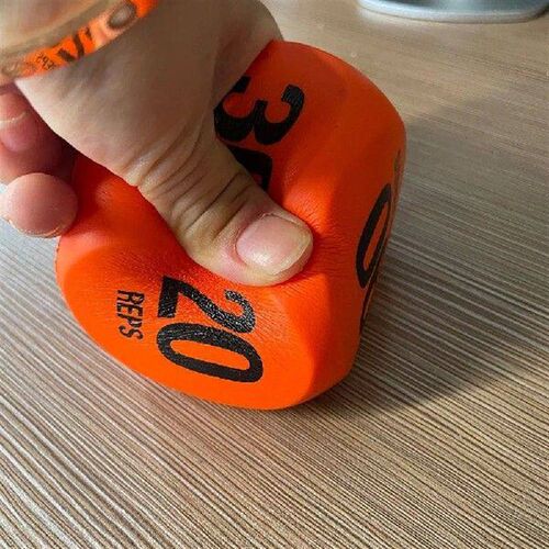 Exercise Dice Portable Exercise Decision Dices Compact