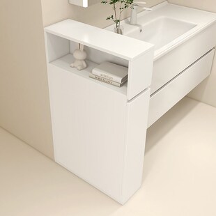 半墙柜卫生间洗手池侧柜浴室柜洗手盆洗面盆边柜洗漱台干湿分离