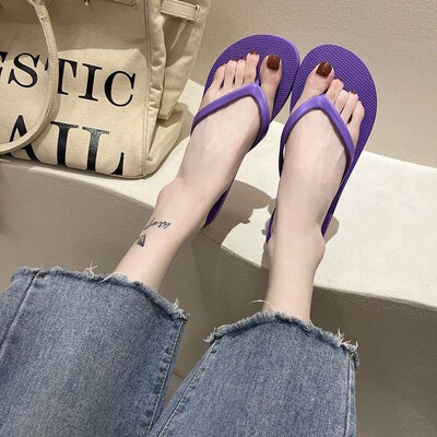 New Flip-Flops Womens Summer Ins Fashionable Outer Wear Pin