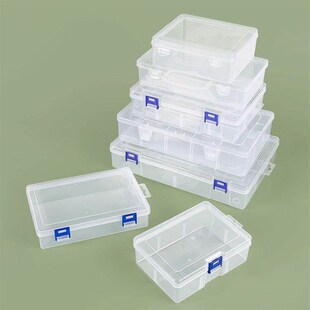 Wholesale rectangular PP plastic storage boxes, transparent