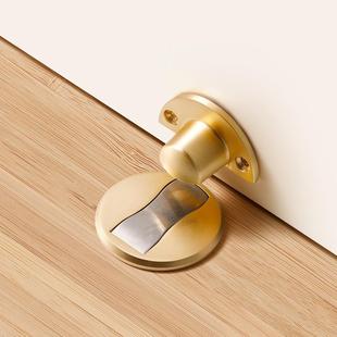 超薄门吸免打孔卧室卫生间门挡器新款强磁铁厕所隐形防风防撞地吸