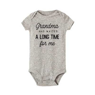 Summer Newborn Baby Clothes Grandma Has Waited A Long Time f