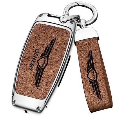 适用Genesis捷尼赛思钥匙GV70 G GV G90车金属保护壳包扣男