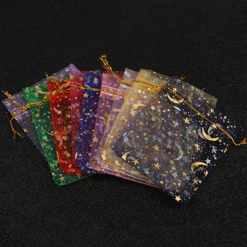 50pcs/Lot 7x9 9x12 11x16 13x18cm Printing Star Moon Christma
