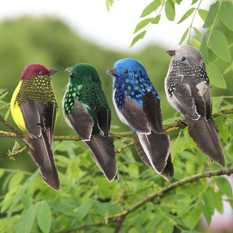 1pc Fake Craft Birds Artificial Foam Feathers Mini Bird Simu图片