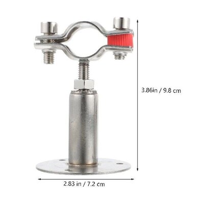 2Pcs StainlessSteel PipeBracket GasFixingClip FuelHoseClamp