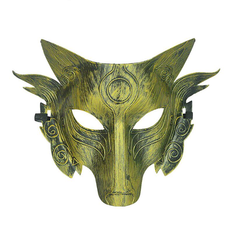 Halloween Cosplay Wolf Costume Mask Full Face Mask for Men图片