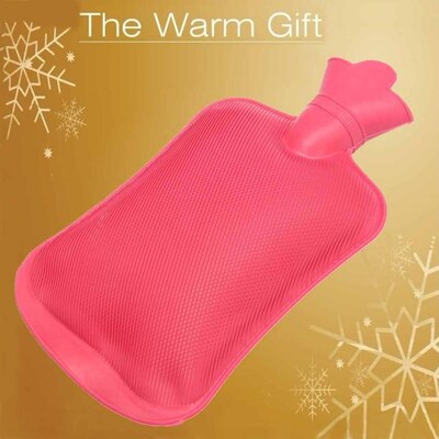 Rubber Hot Water Bottle Bag Heating Bottle Hand Warmers Bott