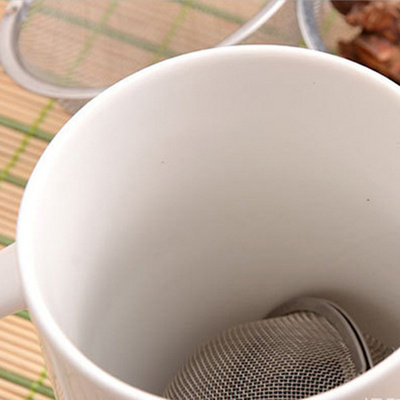NOCM-Mesh Tea Infuser Stainless Steel Strainer Ball Egg Shap