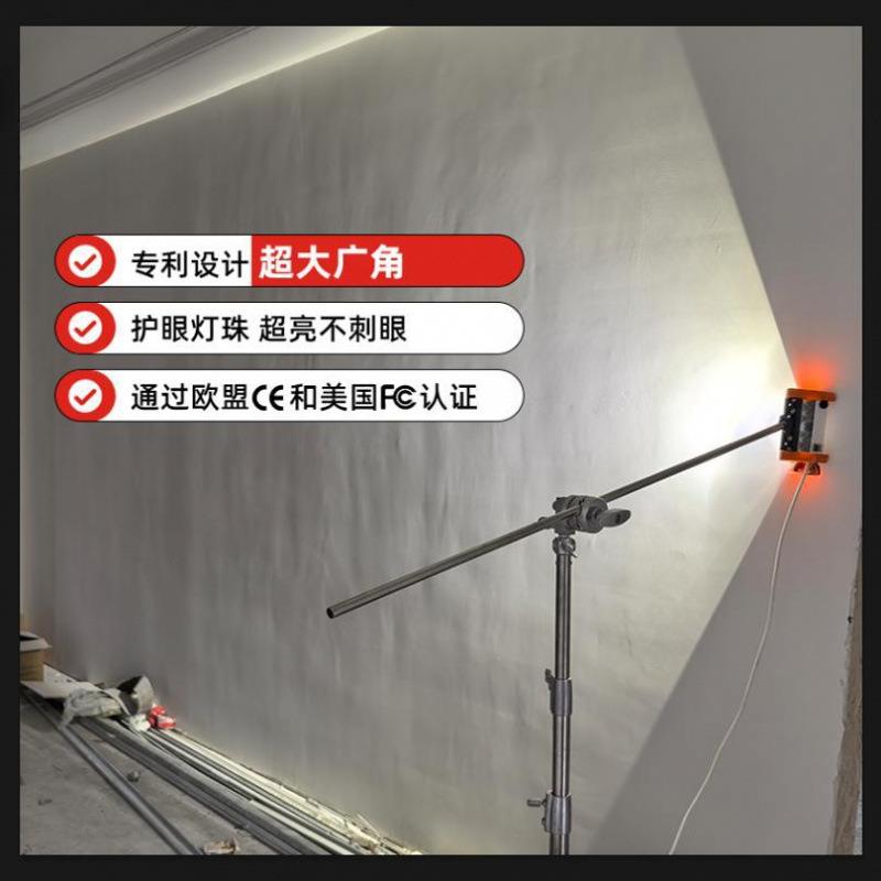 养殖沙纸打磨射灯腻子墙面打磨效果施工验收清角灯铭州无铭洲