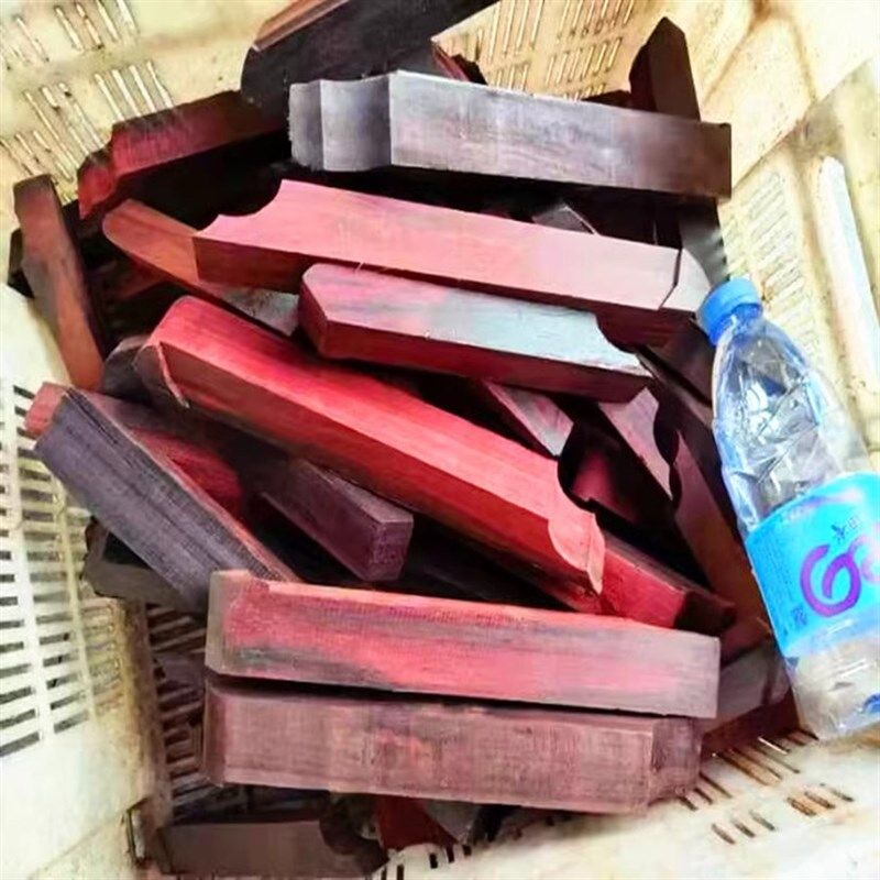 大叶紫檀红木原木料 边角料 坠子料手把件料 雕刻料珠子料DIY工艺
