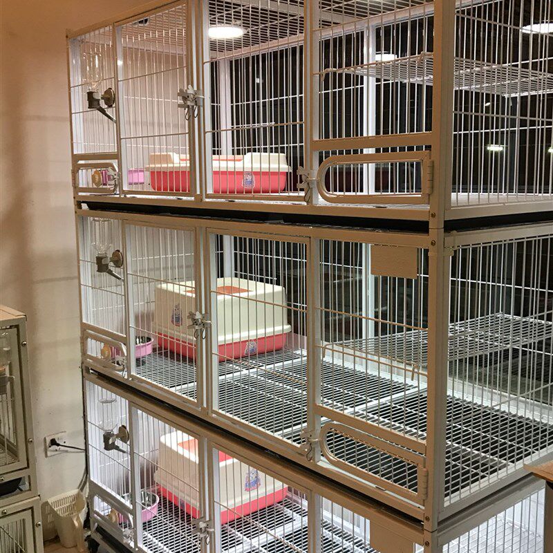 金奥笼具笼子猫笼家用狗笼鸽笼兔笼隔断子母繁殖笼小型犬一二三层