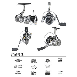 阿布泽纳纺车轮ZENON超轻远投路亚鱼线轮顺滑11轴淡海两用浅线杯