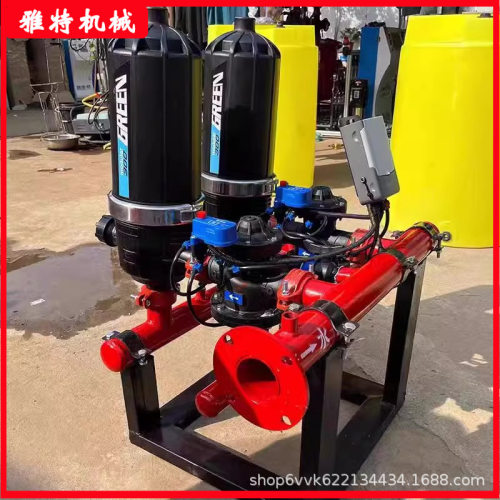 棉花滴灌过滤器 全自动反冲洗叠片过滤器农业灌溉碟叠片式过滤器