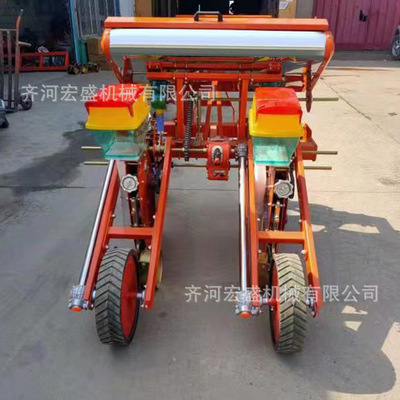 玉米播种机麦茬地免耕全悬浮玉米大豆施肥精播机四轮车起垄平地用
