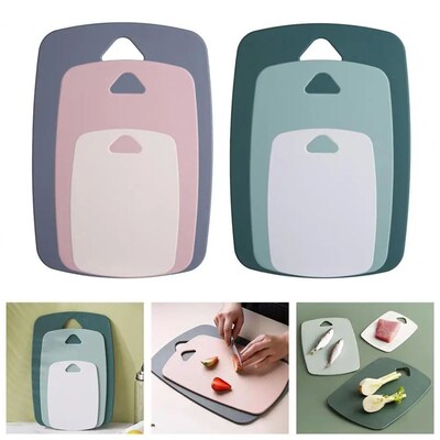 Frosted Cutting Board Set Comfort Grip Cutting Board Durable