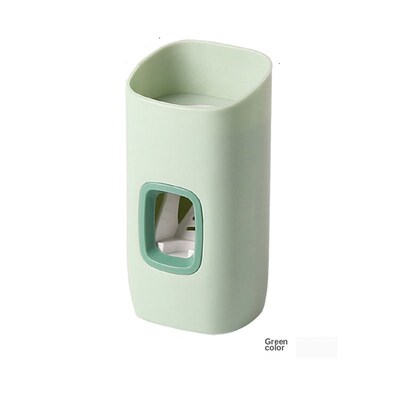 Wall Mounted Automatic Toothpaste Dispenser Wheat Straw Dus