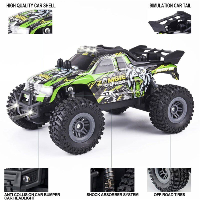 Monster Truck Controle Remoto para Crian?as, Alta Velocidad - 实物图
