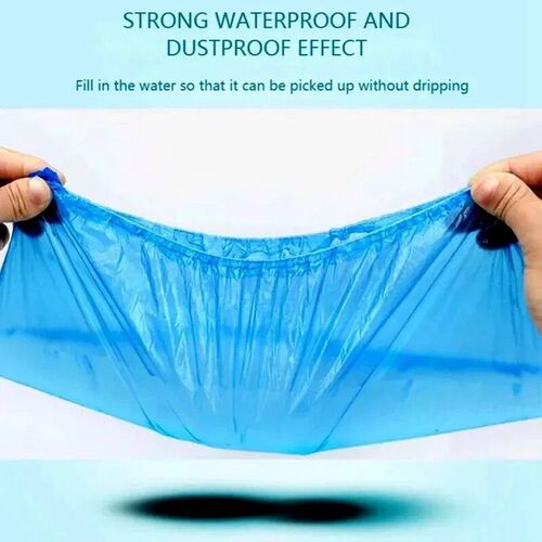 1Pack/100 Pc Portable Waterproof Boot ver Platic Non-lip Wea