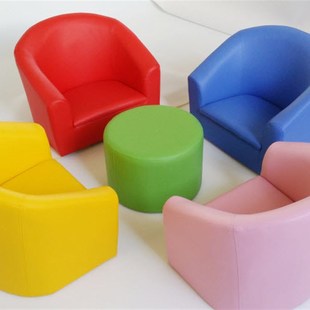 幼儿园阅读区儿童小沙发小孩座椅幼儿园图书角沙发彩色幼儿沙