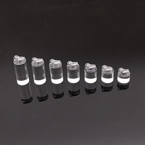 7Pcs Different Height Acrylic Round/Square Finger Ring Jewel