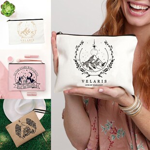 Acotar Velaris Print Women Makeup Bag Toiletry Storage Pouch