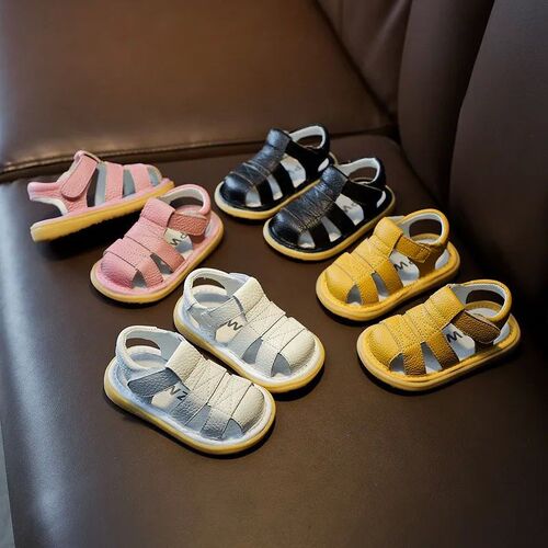 Baby Girls Boys Summer Sandals Infant Anti-collision Toddler