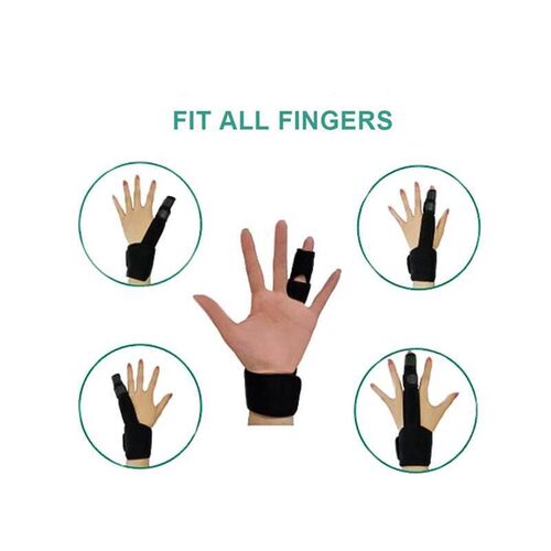 Compression Finger Splint Adjustable Finger Brace Trigger Fi