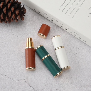皮革香水喷雾瓶精致高端便携式喷雾小样玻璃空瓶小瓶分装瓶5ml