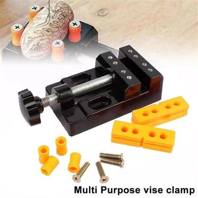 Adjustable Mini Table Vice: Flat Bench Clamp Drill Press