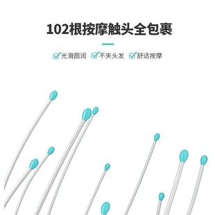 爱物极物梳子女士专用长发便携家用按摩头皮气囊蓬松排骨梳防静电