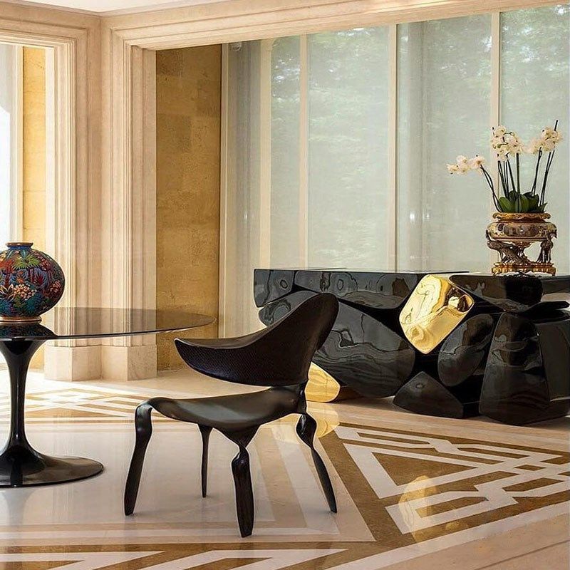 创意现代别墅玄关台靠墙条案不锈钢黑金色色入户走廊过道窄柜子,住宅家具,玄关台,淘宝优惠券,粉丝福利购,淘宝优惠卷