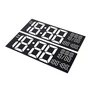 厂家定制LED数码管膜片显示屏888数字透光膜扩散膜丝印