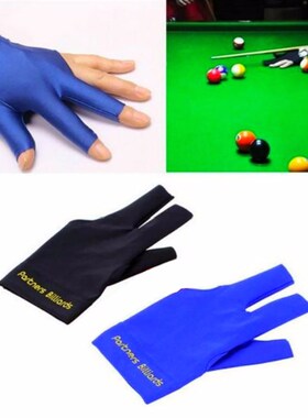 Cue Pool Shooters Open 3 Fingers Glove Billiard Gloves Snook