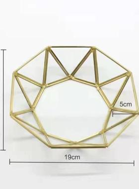 厂家玻璃花房容器玻璃首饰收纳盒玻璃工艺摆件客厅装饰品