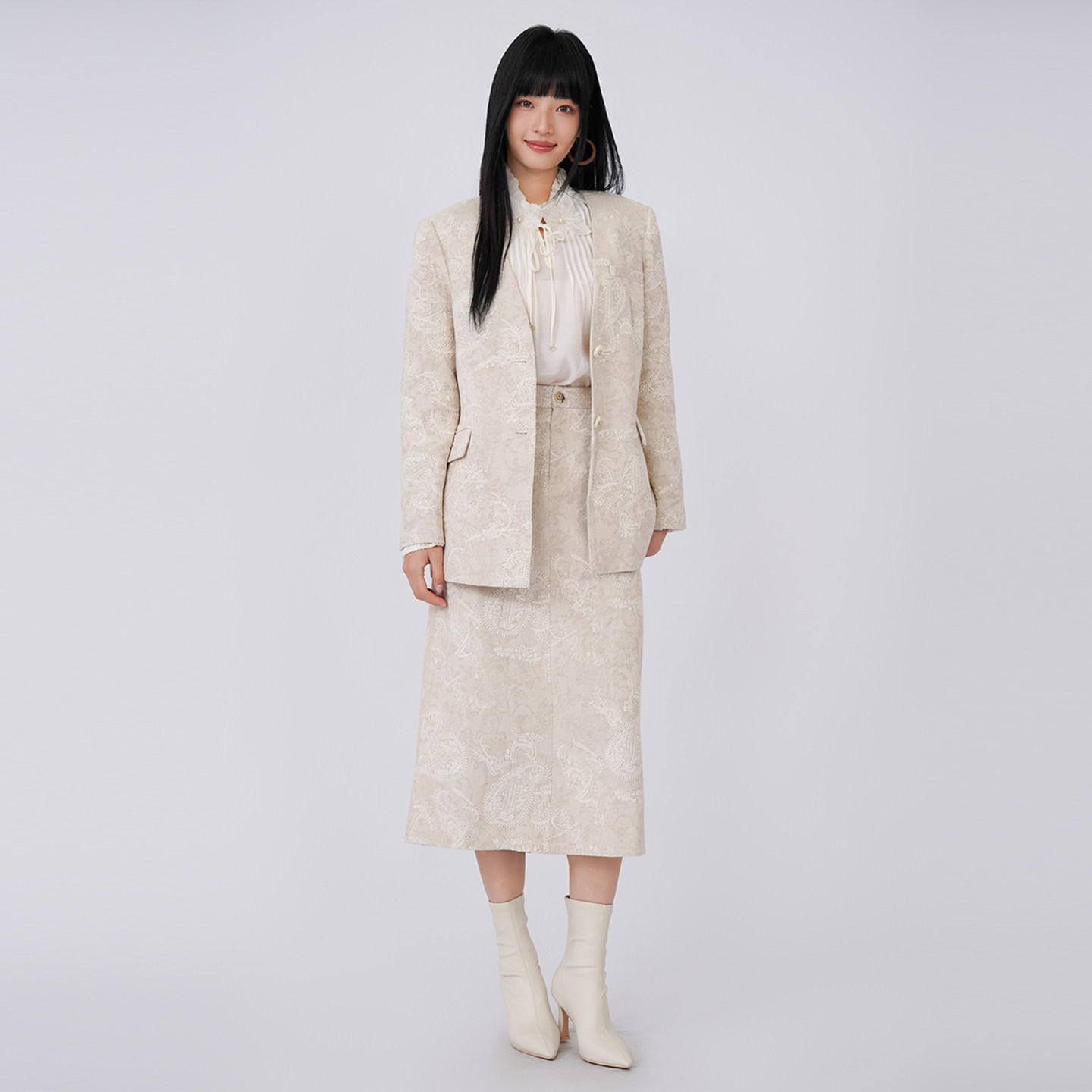 米诗薇春季一整套小个子时尚运动休闲拉链卫衣外套阔腿裤两件套女