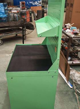 绿色工具车工修具柜动功能车间汽维修柜推多414移车铁皮五金小推