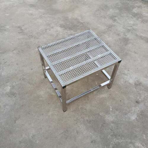 定做不锈钢柜机汤桶托底增高架正长方形网孔大小盆景鱼缸承重底座 - 封面