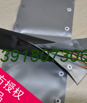 黑灰双色扣式结束带/电线捆绑带/卷式束线带WBS-75/HPC-75扣距55