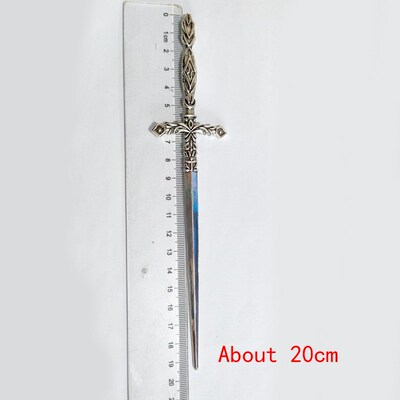 20cm Sword Axe Dragon Crescent Cat Cloud Hairstick Pagan Hai