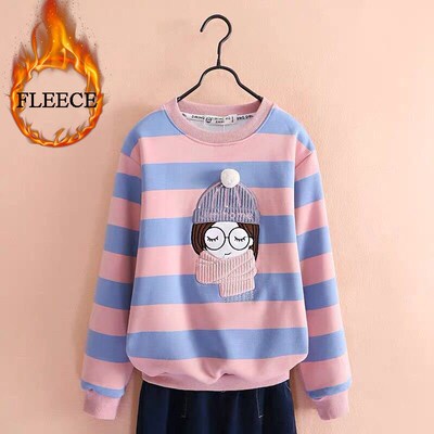 Sweatshirt for Girls Spring Loose School Childrens Sweater