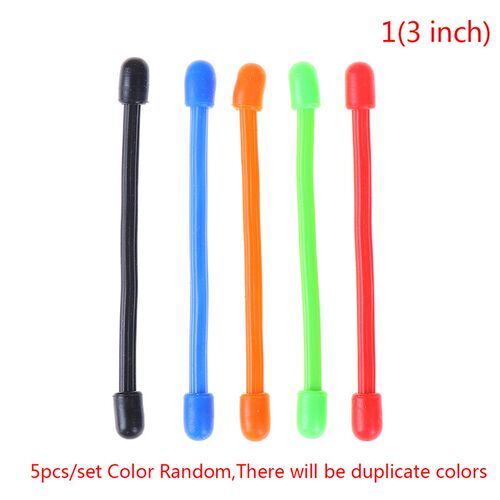 Hot sale 5Pcs 3612  Reusable  Rubber Twist Ties Cable Wi