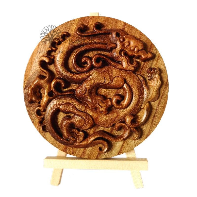 浮雕花四大神兽装饰画 家具实木板雕刻贴花贴板青龙白虎朱雀玄武,家居饰品,木雕,淘宝优惠券,粉丝福利购,淘宝优惠卷