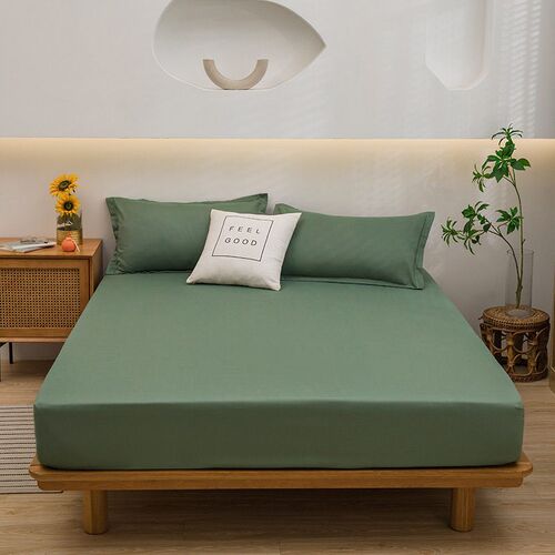 Japanese Solid lor Washed tton Bed ver Single-piece Simmons