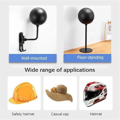 Multifunctional Helmet Bracket Metal Bike Helmet Holder