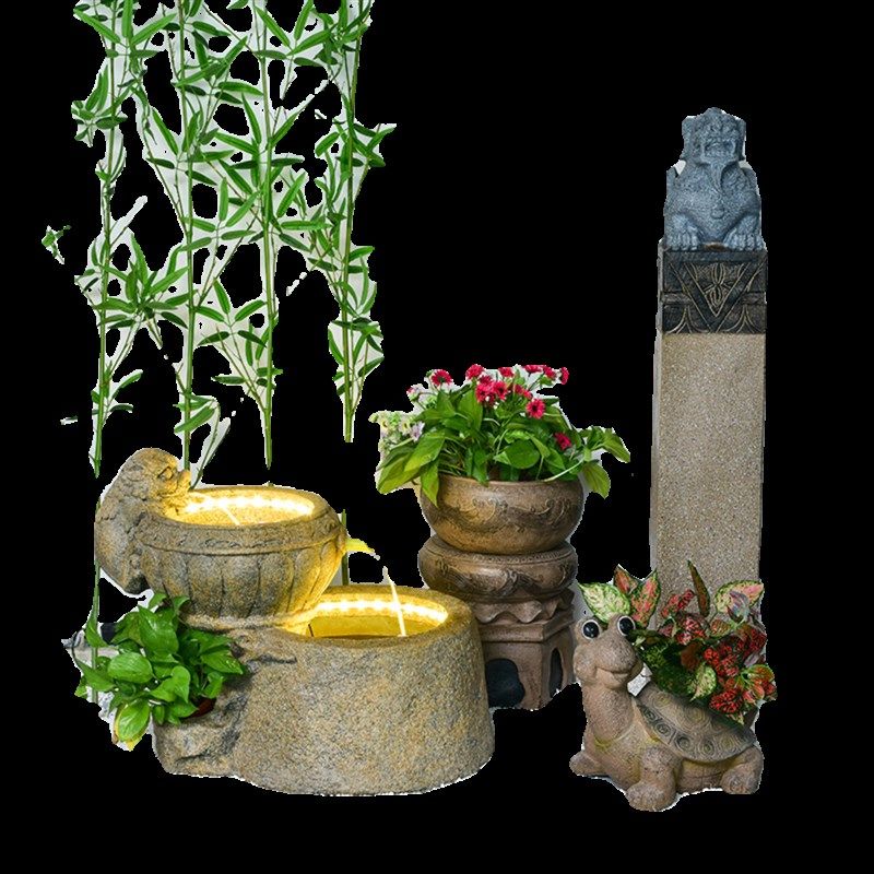 大假山喷泉流水生财庭院花园阳台大堂公司造景循环水景摆件装饰品,家居饰品,户外/庭院摆件,淘宝优惠券,粉丝福利购,淘宝优惠卷