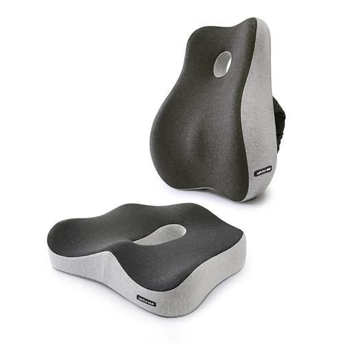 Memory Foam Office Chair Cushion Seat Support Waist Pillow